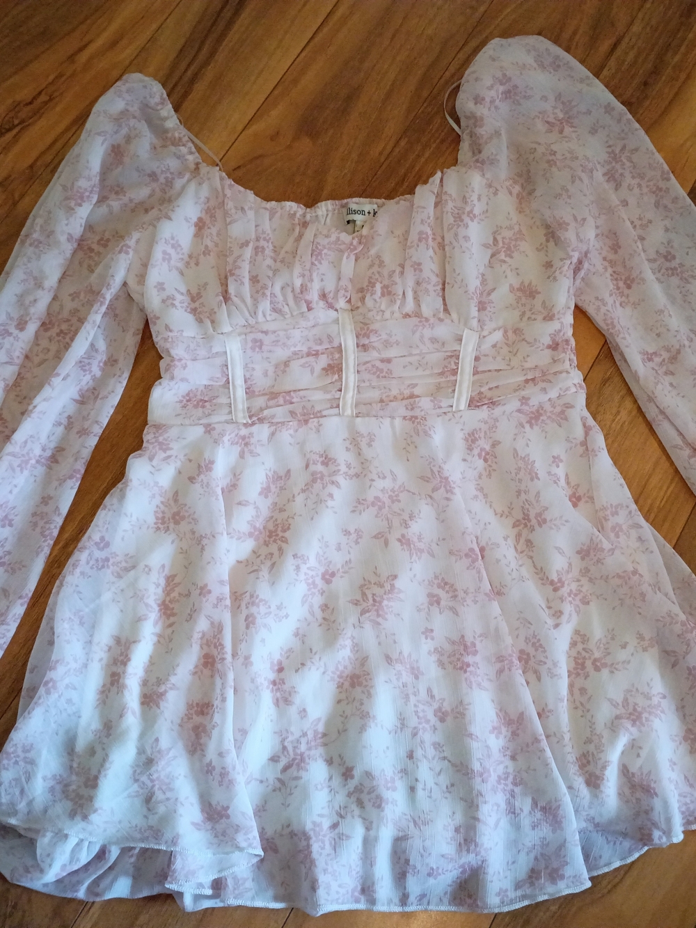 allison + kelly Pink Floral dress M